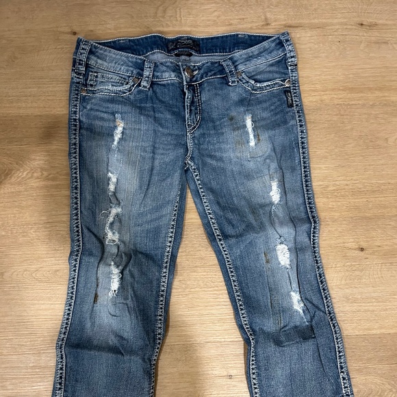 Silver Jeans Denim - Women's Silver Jeans Co Frances Crop Size 32